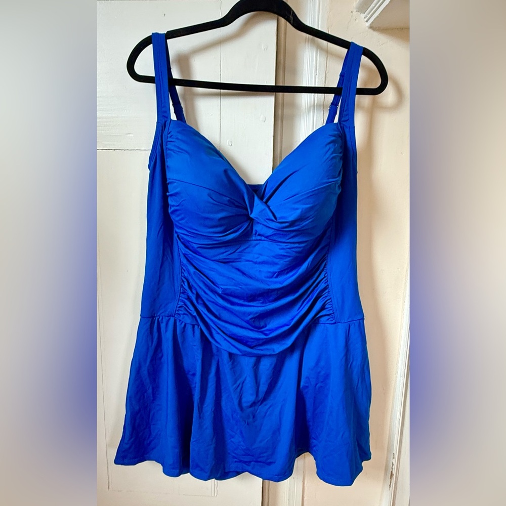 Liz Claiborne Royal Blue Swimdress Size 20W